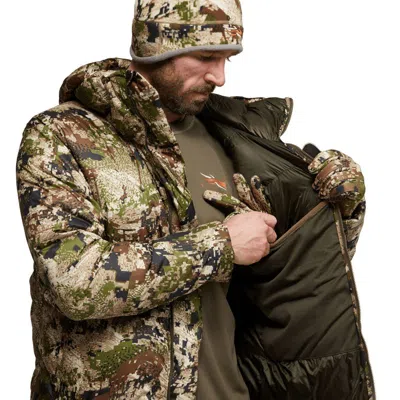 Sitka Men's  Hyperdown Hooded Jacket In Green