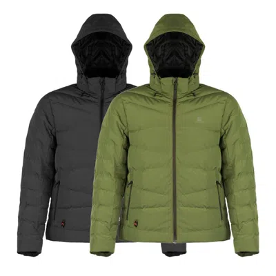 Mobile Warming Men's  Crest Heated Jacket In Green