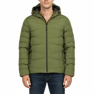 Mobile Warming Men's  Crest Heated Jacket In Green