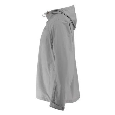 Striker Men's  Impulse Packable Hooded Rain Jacket In Gray