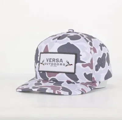 Versa Camo Performance Adjustable Hat In White