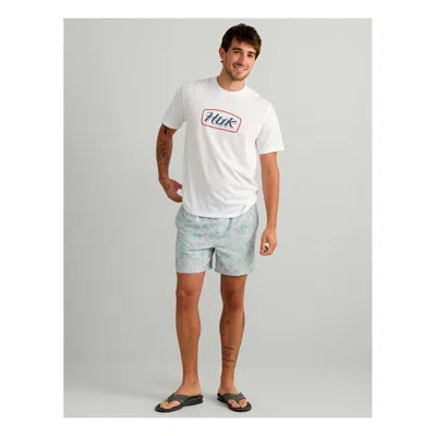 Huk Men's  Script T-shirt In White