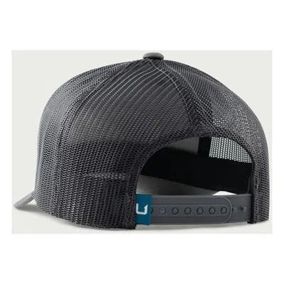 Huk Men's  Script Patch Trucker Hat In Gray