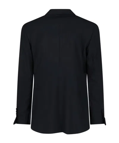 Tom Ford Single Breasted Blazer Notch Lapel Cuffs In Black