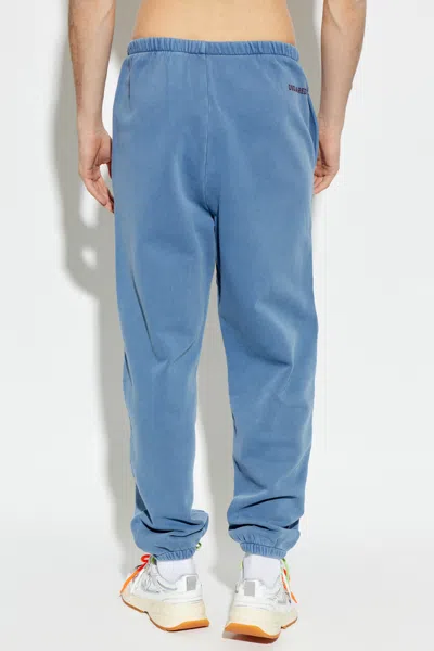 Dsquared2 Drawstring Sweatpants In Blue