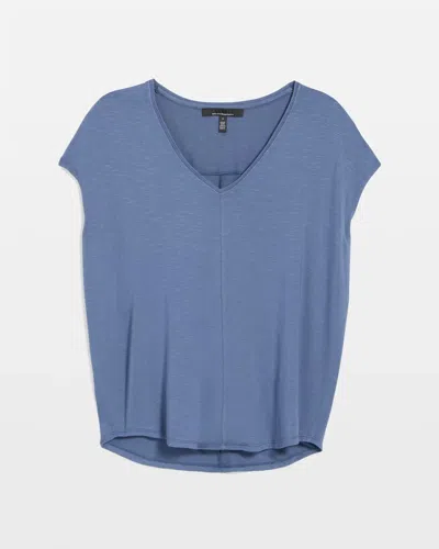 White House Black Market Jetsetter V-neck Tee In Brown