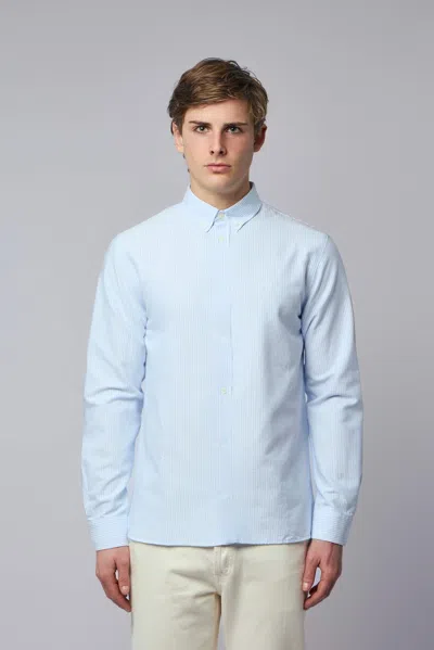 Denham Scissor Button Down In Blue