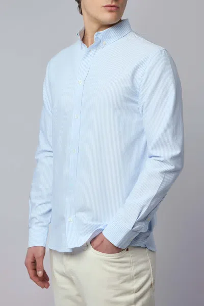 Denham Scissor Button Down In Blue
