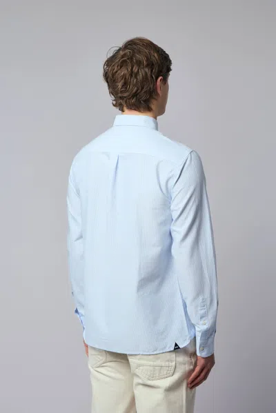 Denham Scissor Button Down In Blue