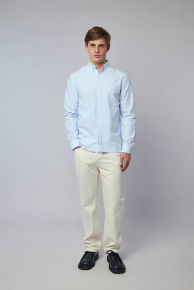 Denham Scissor Button Down In Blue