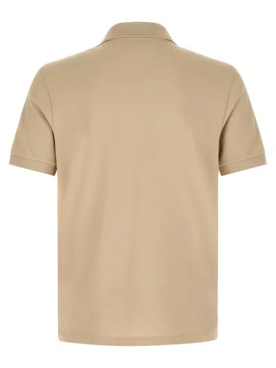 Moncler Pique Polo Shirt Collar Short Sleeves In Multi