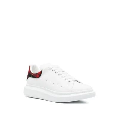 Alexander Mcqueen Oversized Leather Sneakers In White