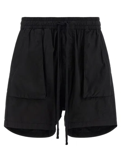 Thom Krom Drawstring Multiple-pocket Shorts In Black