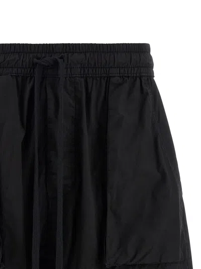 Thom Krom Drawstring Multiple-pocket Shorts In Black