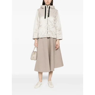 Max Mara The Cube Padded Blouson Jacket In Neutral