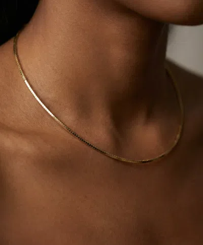 Skf The Hudson Chain Link Necklace In Blue