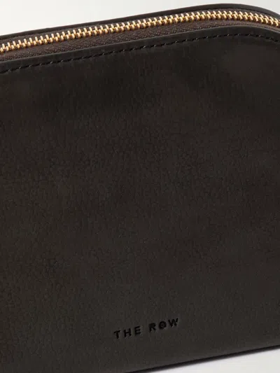 The Row Devon Mini Clutch In Brown