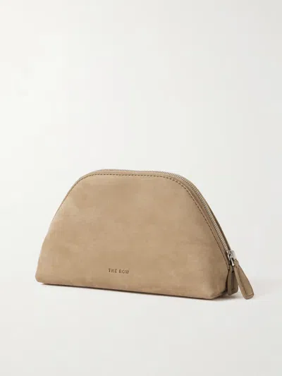 The Row Devon Mini Clutch In Sand