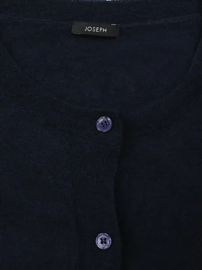 Pre-owned Joseph Button-front Cardigan In Blue