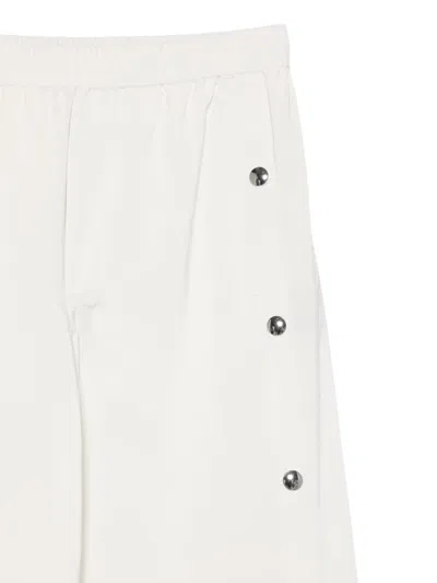 Tibi Studded Trousers In White