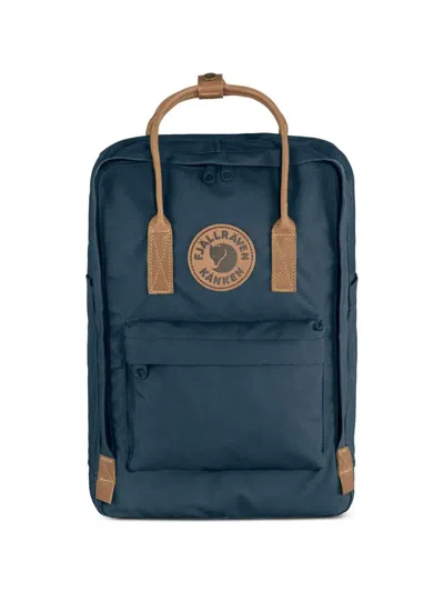 Fjall Raven Logo-patch Backpack In Blue