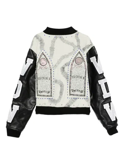 Who Decides War Hardware Cathedral Embellished Jacket In Multi