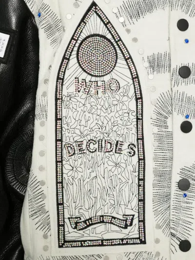 Who Decides War Hardware Cathedral Embellished Jacket In Multi