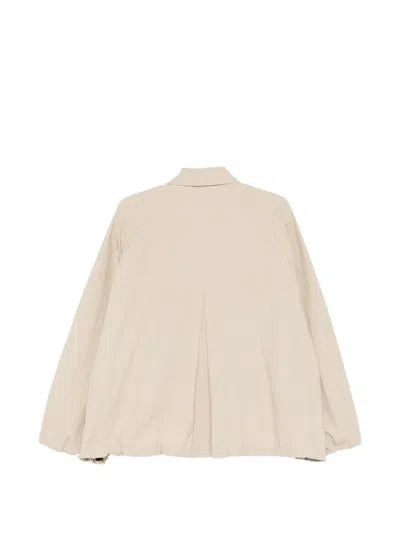 Alysi Drawstring Jacket In Neutral