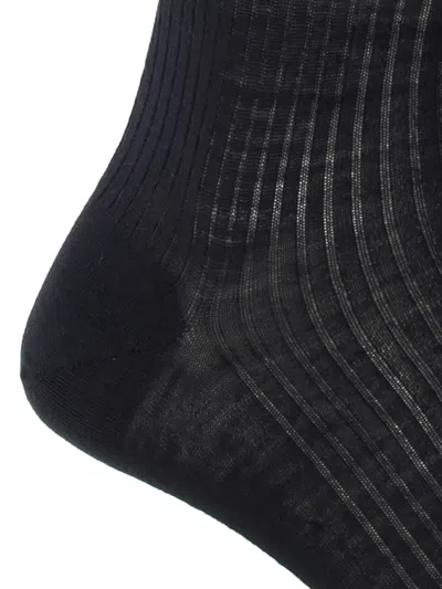 Dsquared2 Ribbed Socks In Black