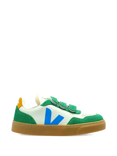 Veja Kids V-90 Round-toe Sneakers In Multi