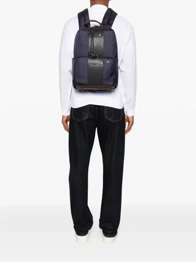 Piquadro Laptop Backpack In Blue
