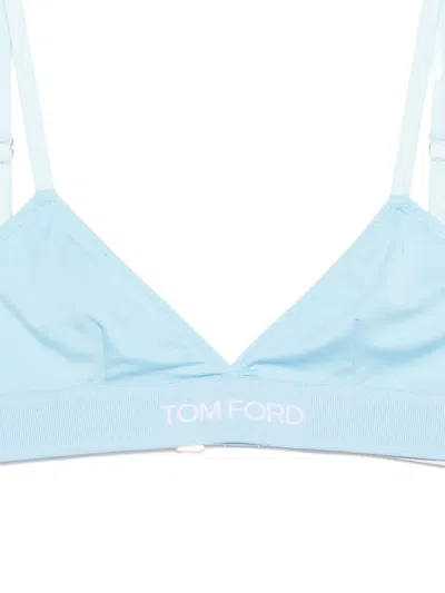 Tom Ford Triangle Logo-detail Bra In Multi