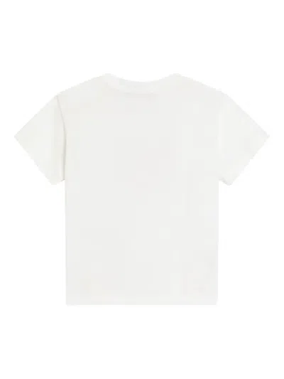 Dolce & Gabbana Baby Girls Floral Dg Logo T-shirt In White