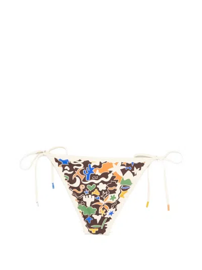 Alemais Maroc Tie-side Bikini Bottom In Multi