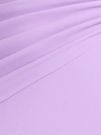 Tadashi Shoji Draped One-shoulder Maxi Dress In Purple