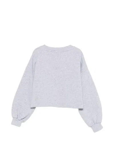 Bobo Choses Spring Letters Sweatshirt In Gray