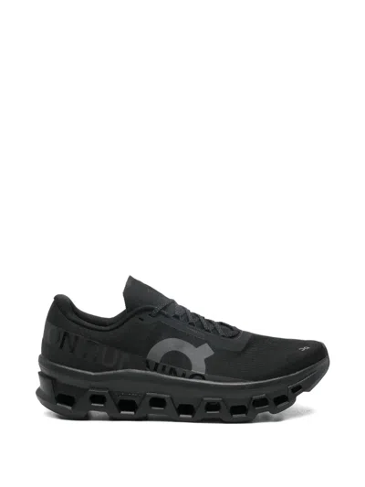 On Cloudmster 2 Rubber-trimmed Mesh Running Sneakers In Black