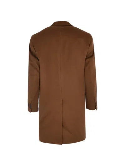 Tombolini Button Coat In Brown