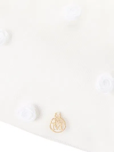 Maison Michel Emy Beret In White