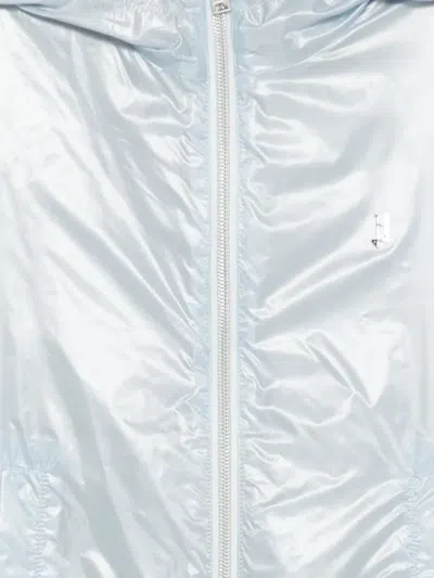Herno Hooded Jacket In Blue