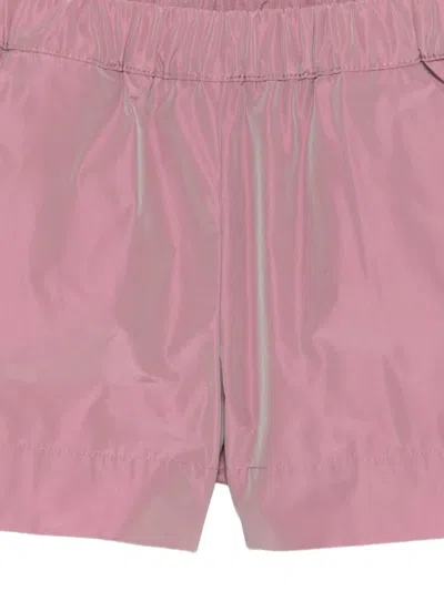 Herno Elasticated-waistband Shorts In Pink