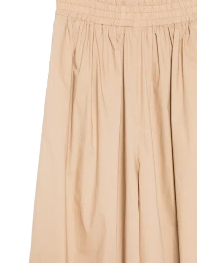 Alysi Elasticated Trousers In Nude