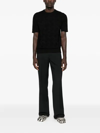 Dolce & Gabbana Wool Pullover In Black