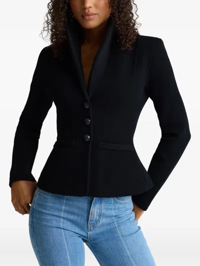St John Buttoned Jacket In Black