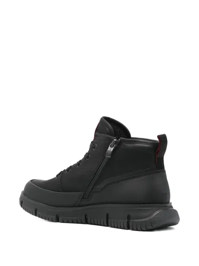 Bugatti Zip-up Boots In Black
