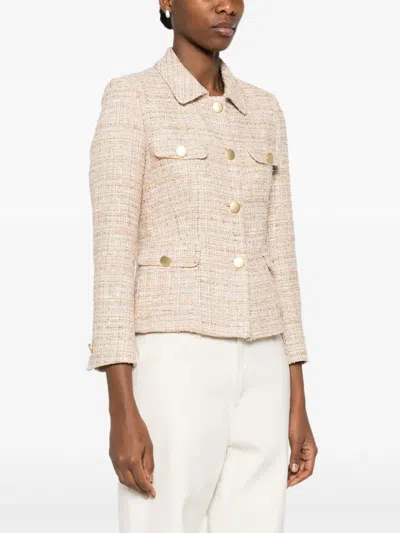 Tagliatore India Button Pocket Jacket In Multi