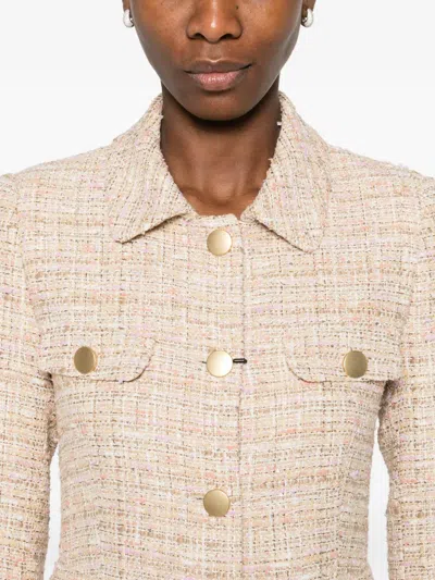 Tagliatore India Button Pocket Jacket In Multi