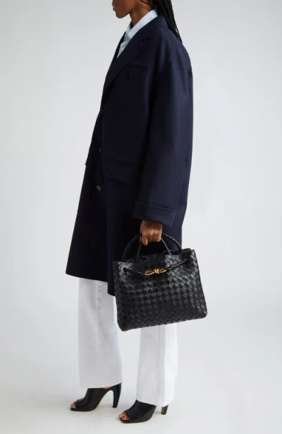 Bottega Veneta Black Medium Andiamo Bag