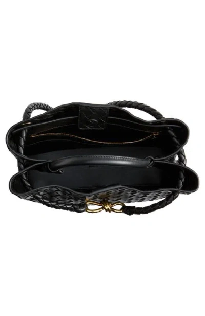 Bottega Veneta Black Medium Andiamo Bag