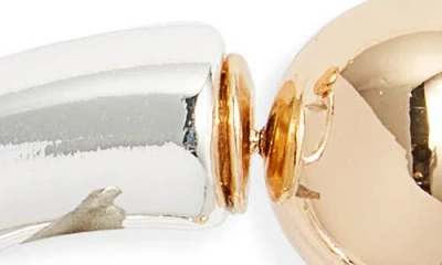 Open Edit Barbell Ear Jackets In Multi